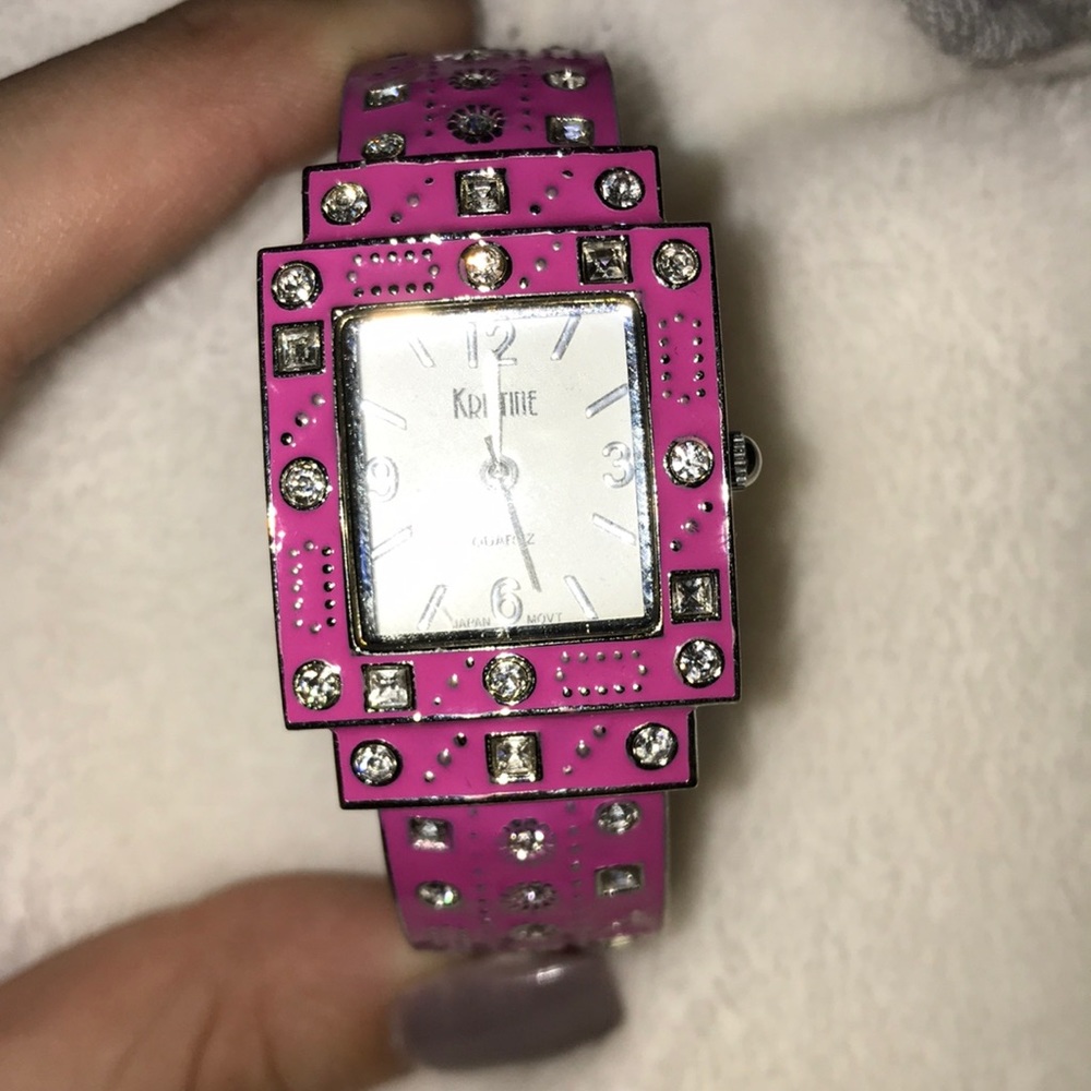 Pink fashion watch